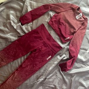 GymShark adapt ombré set. Size small